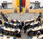 2024&ndash;2028 metų kadencijos seimo pirmasis posėdis