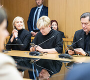 Paulė Kuzmickienė, Ingrida &Scaron;imonytė, Vytautas Juozapaitis