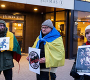 Protestas prie&scaron; rusi&scaron;ko baleto pasirodymą Vilniuje
