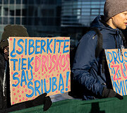 Protestas prie&scaron; perteklinį druskos naudojimą