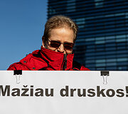 Protestas prie&scaron; perteklinį druskos naudojimą