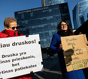 Protestas prie&scaron; perteklinį druskos naudojimą