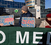 Protestas prie&scaron; perteklinį druskos naudojimą