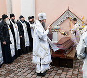 Metropolito Chrizostomo laidotuvės