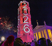 2026-ųjų metų sutikimas Katedros aik&scaron;tėje