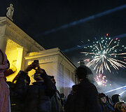 2026-ųjų metų sutikimas Katedros aik&scaron;tėje