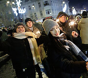 2026-ųjų metų sutikimas Katedros aik&scaron;tėje