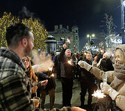 2026-ųjų metų sutikimas Katedros aik&scaron;tėje