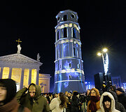 2026-ųjų metų sutikimas Katedros aik&scaron;tėje