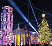 2026-ųjų metų sutikimas Katedros aik&scaron;tėje