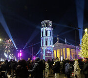 2026-ųjų metų sutikimas Katedros aik&scaron;tėje
