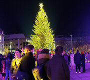 2026-ųjų metų sutikimas Katedros aik&scaron;tėje