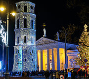 2026-ųjų metų sutikimas Katedros aik&scaron;tėje