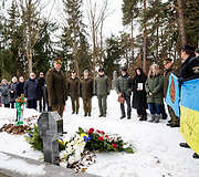 Paminklo Tadui Tumui pa&scaron;ventinimo ceremonija