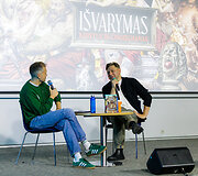 Mariaus Iva&scaron;kevičiaus knygos &bdquo;I&scaron;varymas. Kristus ir Čingis[1]chanas&ldquo; pristatymas