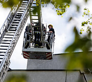 Sostinės centre prie Vyriausybės vyko planuotos institucijų pratybos