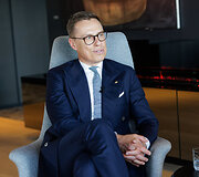 Interviu su  Suomijos prezidentu Alexanderiu Stubbu