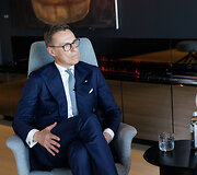 Interviu su  Suomijos prezidentu Alexanderiu Stubbu
