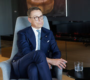 Interviu su  Suomijos prezidentu Alexanderiu Stubbu