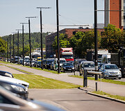 Spūstys Savanorių prospekte 