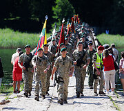 Sausumos pajėgų vėliavų žygio fini&scaron;as ir Sausumos pajėgų dienos i&scaron;kilminga ceremonija