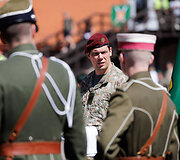 Sausumos pajėgų vėliavų žygio fini&scaron;as ir Sausumos pajėgų dienos i&scaron;kilminga ceremonija