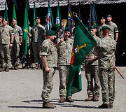 Sausumos pajėgų vėliavų žygio fini&scaron;as ir Sausumos pajėgų dienos i&scaron;kilminga ceremonija