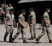Sausumos pajėgų vėliavų žygio fini&scaron;as ir Sausumos pajėgų dienos i&scaron;kilminga ceremonija