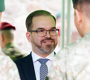 Sausumos pajėgų vėliavų žygio fini&scaron;as ir Sausumos pajėgų dienos i&scaron;kilminga ceremonija