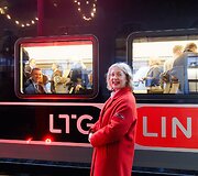 Pirmojo &bdquo;Stadler&ldquo; traukinio kelionės renginys