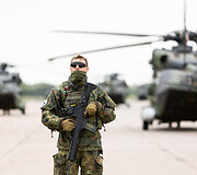  Pratybų &bdquo;Griffin Lightning 2025&ldquo; pristatymas ir Lietuvoje dislokuotų Vokietijos sraigtasparnių pakilimas