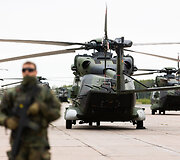  Pratybų &bdquo;Griffin Lightning 2025&ldquo; pristatymas ir Lietuvoje dislokuotų Vokietijos sraigtasparnių pakilimas
