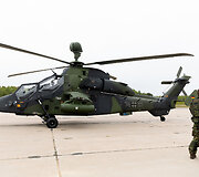  Pratybų &bdquo;Griffin Lightning 2025&ldquo; pristatymas ir Lietuvoje dislokuotų Vokietijos sraigtasparnių pakilimas