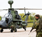  Pratybų &bdquo;Griffin Lightning 2025&ldquo; pristatymas ir Lietuvoje dislokuotų Vokietijos sraigtasparnių pakilimas