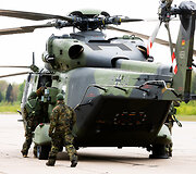  Pratybų &bdquo;Griffin Lightning 2025&ldquo; pristatymas ir Lietuvoje dislokuotų Vokietijos sraigtasparnių pakilimas