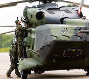  Pratybų &bdquo;Griffin Lightning 2025&ldquo; pristatymas ir Lietuvoje dislokuotų Vokietijos sraigtasparnių pakilimas