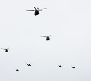  Pratybų &bdquo;Griffin Lightning 2025&ldquo; pristatymas ir Lietuvoje dislokuotų Vokietijos sraigtasparnių pakilimas
