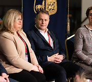 Spaudos konferenciją Valdovų rūmų muziejuje, kurioje pristatyta programa, skirta Vilniaus 700 m. jubiliejui