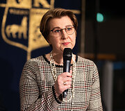 Spaudos konferenciją Valdovų rūmų muziejuje, kurioje pristatyta programa, skirta Vilniaus 700 m. jubiliejui
