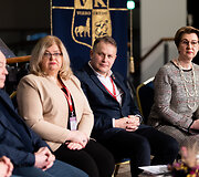 Spaudos konferenciją Valdovų rūmų muziejuje, kurioje pristatyta programa, skirta Vilniaus 700 m. jubiliejui