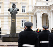 Vasario 16-osios minėjimas prie Lietuvos Respublikos Kra&scaron;to apsaugos ministerijos