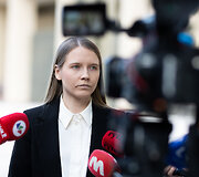 &bdquo;Tu&scaron;čių narvų&ldquo; vadovė Gabrielė Vaitkevičiūtė surengė spaudos konferenciją