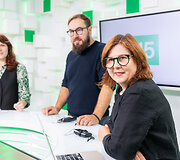  Tarptautinės &scaron;iuolaikinio meno mugės ArtVilnius 2023 organizatoriai 15min studijoje