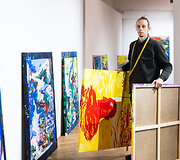Dailininkas Martynas Pekarskas Arkos galerijoje