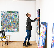 Dailininkas Martynas Pekarskas Arkos galerijoje