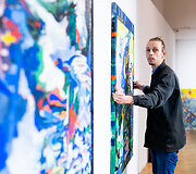 Dailininkas Martynas Pekarskas Arkos galerijoje