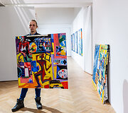 Dailininkas Martynas Pekarskas Arkos galerijoje