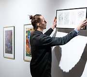 Dailininkas Martynas Pekarskas Arkos galerijoje