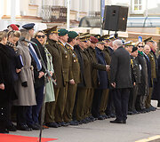 Prie Kra&scaron;to apsaugos ministerijos vyko kra&scaron;to apsaugos ministrų pasikeitimo ceremonija