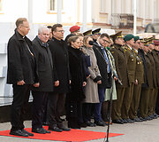 Prie Kra&scaron;to apsaugos ministerijos vyko kra&scaron;to apsaugos ministrų pasikeitimo ceremonija